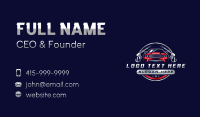 Cleaning Vehicle Power Washer Business Card Design