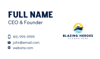 Ocean Cruise Transportation Business Card Image Preview