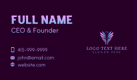 Angel Wings Halo Business Card Design