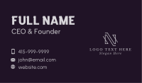 Finance Consulting Firm Business Card