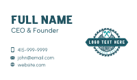 Axe Woodwork Lumberjack Business Card