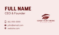 Eyebrows Beauty Fashion Business Card