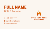 Fire Energy Fuel  Business Card Design