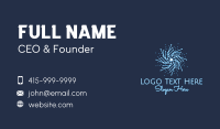 Elegant Snowflake  Business Card