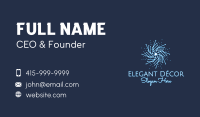 Elegant Snowflake  Business Card Image Preview