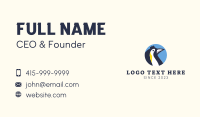 King Penguin Emblem  Business Card