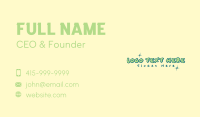 Cute Business Card example 2