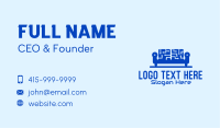 Blue Tech Couch Business Card