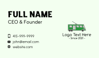 Line Wire City Bus Business Card