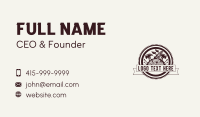 Lumber Hammer Carpentry Business Card