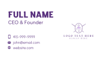 Fashion Dress Needle Business Card Design