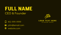 Electrical Plug Lightning Business Card