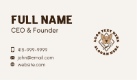 Dog Pet Grooming Business Card