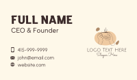 Monoline Hand Coffee Business Card