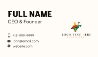 India Bustard Bird Business Card