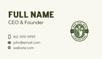 Garden Leaves Shovel Business Card