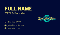 Graffiti Paint Wordmark Business Card