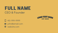 Pub Business Card example 3