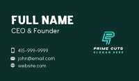 Generic Letter P Business Business Card Image Preview