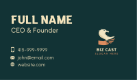 Letter S Eagle Birdwatcher Business Card