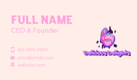 Pop Graffiti Art Number 6 Business Card