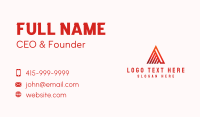 Linear Business Card example 1