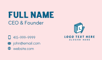 Book Publisher Lettermark Business Card Design