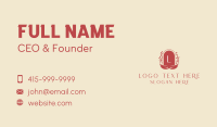 Floral Organic Garden Business Card