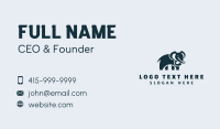 Wild Elephant Animal Business Card