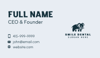 Wild Elephant Animal Business Card