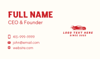 Fast Racing Car Business Card