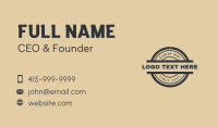 Vintage Rustic Firm Business Card