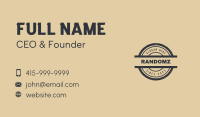 Vintage Rustic Firm Business Card