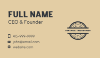 Vintage Rustic Firm Business Card Image Preview