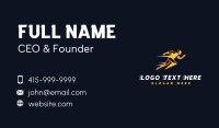 Lightning Fast Runner Business Card