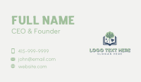 Educational Nature Book Business Card Design