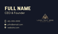Pyramid Finance Advisory Business Card Design