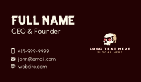 Spooky Skull Halloween  Business Card