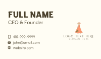 Woman Floral Dress Business Card