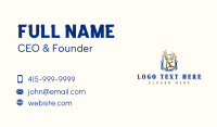 Antler Deer Shield Business Card