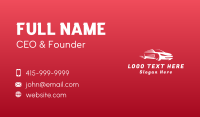 Fast Sports Car Racer  Business Card