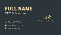 Geometric Sun Roofing Business Card