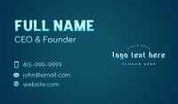 Creative Cyber Pixel Business Card