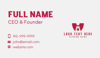 College Mascot Business Card example 2
