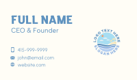 Sea Island Getaway Business Card