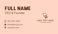 Pearl Milk Tea Drink Business Card