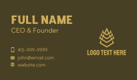 Minimalist Pyramid Tower Business Card