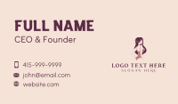 Woman Bikini Model Business Card Design