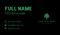 Botanical Leaf Organic Business Card