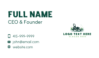 Landscaping Lawn Mower Business Card Design